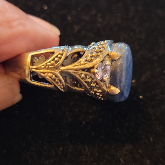 Kyanite 10.3ct in 925 Silver. Size 10 - Picture 3 of 7